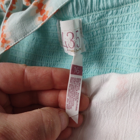 Matilda Jane 435 smocked pompom dress sz 16 - Picture 4 of 7